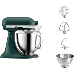 KITCHENAID Küchenmaschine "Artisan 5KSM185PSEPP", grün (pebbled palm), B:24cm H:36cm T:37cm, Küchenmaschinen