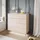 lookway Kommode AURA 95 x 90 x 40 cm Beige / Gold