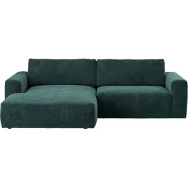 Cotta Ecksofa "Lasso L-Form, XL-Sofa", grün (hunter), B:288cm, 88% Polyester, 12% Polyamid, Sofas, Ecksofa