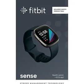 Fitbit Sense carbon/edelstahl graphit