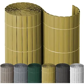 Noor Sichtschutzmatte PVC 1,2 x 10 m bambus