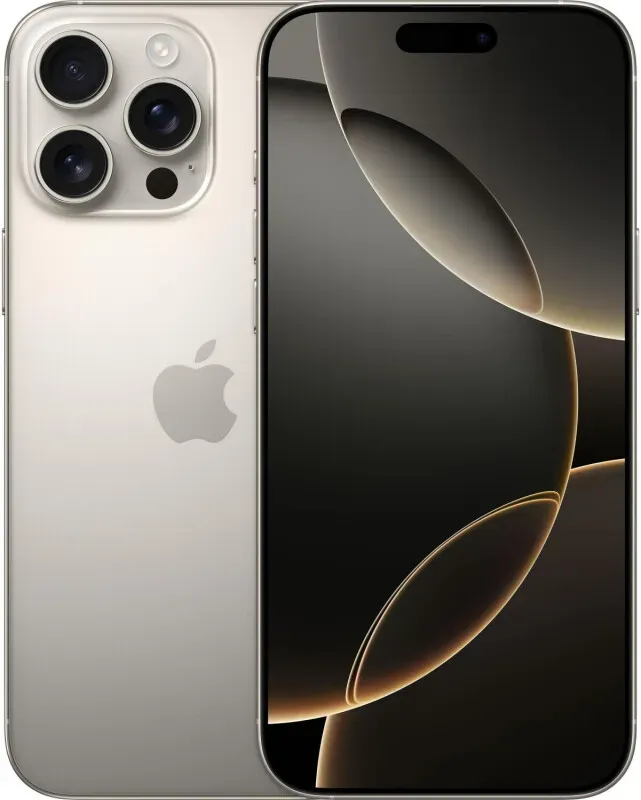Apple iPhone 16 Pro Max 512 GB: 5G smartphone with camera control, 4K 120 Dolby Vision, and a significant leap in battery life. Compatible with AirPods, Titanium Natural.