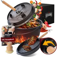 gusskönig Gusskönig, Grillgeschirr, Dutch Oven Set mit Standfüssen