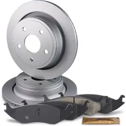 Bestprice Bremsscheiben + Bremsbeläge Hinterachse für Dodge