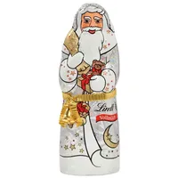 LINDT Schokolade, Lindt Santa Glamour Weihnachtsmann in glamouröser Erscheinung 125g