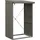 hörmann stauraumsysteme Kaminholzregal Berry 123 x 103 cm Quarzgrau