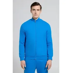 Bikkembergs für Herren. BMF0489 Sweatshirt Blau Details (L), Lässig, Baumwolle