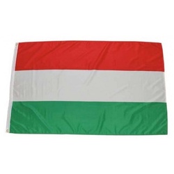 MFH Fahne Fahne 90 x 150 cm - Ungarn - rot/weiß/grün weiß