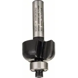 Bosch Professional Zubehör, Fräser, Hohlkehlenfräser, 8 mm, R1 6 mm, D 24,7 mm, L 13 mm, G 53 mm