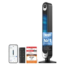 DREO 90 cm Turmventilator Schwarz