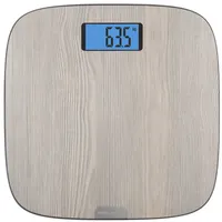 Rowenta BS1600 Personenwaage mit großem Display, Holz-Finish, Einschaltautomatik, Tragkraft