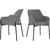 SIT Möbel SIT Armlehnstuhl (Set), 2 St., Bouclé, Oeko-Tex