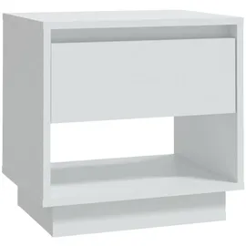 vidaXL Nachtschrank 45 x 34 x 44 cm Weiß