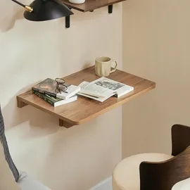 SoBuy Wandklapptisch 60 x 40 cm Braun