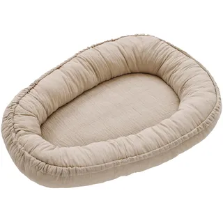 BORNINO HOME Kuschelnest Musselin 82x55 cm, beige