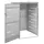 vidaXL Mülltonnenbox für 1 Tonne 69 x 77,5 x 115 cm grau
