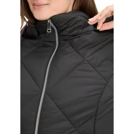Cartoon Steppjacke mit Plüsch in Schwarz 44
