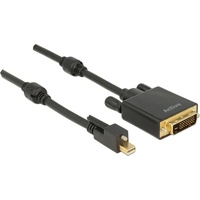 DeLock Cable DisplayPort DVI-D Schwarz