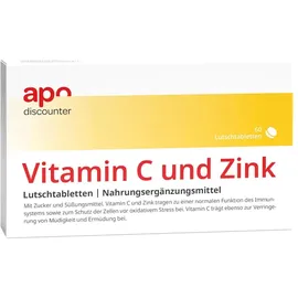 apodiscounter Vitamin C und Zink Lutschtabletten