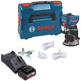 Bosch GKF 18V-8 Akku Kantenfräse 18 V 8,0 mm + 1x Akku 5,0 Ah + Ladegerät + L-Boxx