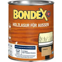 Bondex Holzlasur Außen Farblos 0,75L