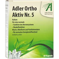 Adler Ortho Aktiv Nr. 5 Kapseln (Ernährungsphysiologische Ergänzung zu Schüßler Anwendung)