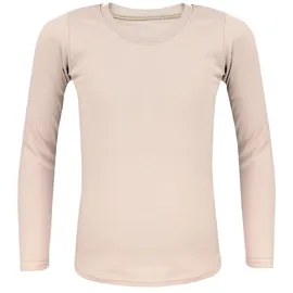 TupTam Mädchen Langarmshirt 3er Pack Langarm Unterhemden Basic Unterwäsche Shirts Unterhemd Farbe: 3er pack Pink/Ecru/Beige, Größe: 140 - 140