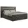 MKS Boxbett, GOLD-9 Led, 160/200 Dunkelgrau Velvet - H4