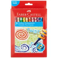 Faber-Castell Wachsmalkreiden 24 St. mehrfarbig