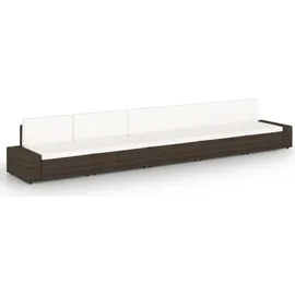 vidaXL Garten-Lounge-Set 5-tlg. braun