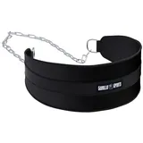 Gorilla Sports Nylon Dip Gürtel schwarz 1kg