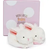 Doudou et Compagnie DC1308 Lapin Bonbon Häschen-Hausschuhe, rosa