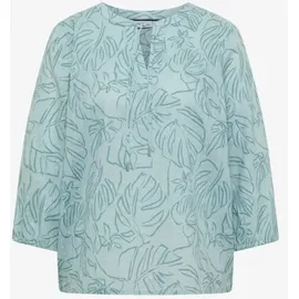 Cecil 3/4-Arm Tunika mit Blätterprint - Blau
