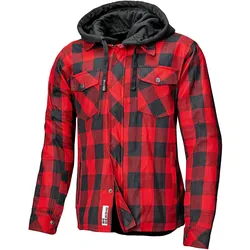 Held Lumberjack II, Hemd/Textiljacke - Schwarz/Rot - 4XL