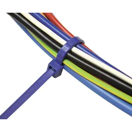 SAPISELCO Kabelbinder Nylon blau 4,5x280mm 100 Stück