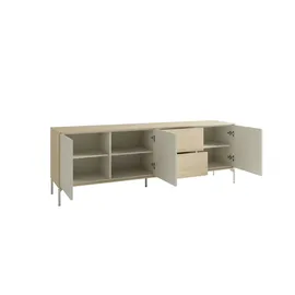 Schöner Wohnen Sideboard Laboe 200 x 67 cm Braun
