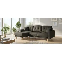 OTTO home Ecksofa TRIPLO Bettkasten 2-Sitzer Grau