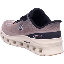 SKECHERS Glide-Step Pro Taupe Knit / Black Pu 41