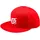 Troy Lee Designs Flat Bill Badge Kappe rot One Size