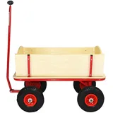 Beachtrekker Style Holzbollerwagen, Handwagen, Leiterwagen (Natur)