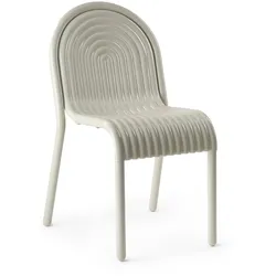 Tom Dixon - Groove Gartenstuhl, putty