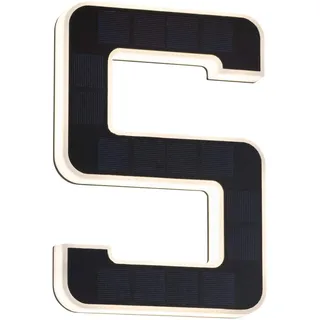 Paulmann 79846 Solar-Hausnummernleuchte 0.20W Warmweiß Schwarz