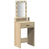 vidaXL Schminktisch mit Speicher Braun 50 x 41 x 140 cm