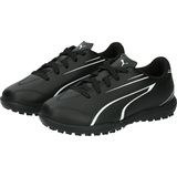 Puma Vitoria TT JR Soccer Shoe, Black White, 38.5 EU