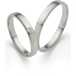 Trauring FIRETTI "Schmuck Geschenk Hochzeit Ehering "LIEBE"" Gr. 72, silber (silberfarben), Fingerringe, 72, ohne Zirkonia, Silber 925 (Sterlingsilber), 3mm, Made in Germany - wahlweise mit oder ohne Zirkonia (synth.)