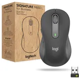 Logitech Signature M650 for Business Large, Graphite, Logi Bolt, USB/Bluetooth (910-006348)