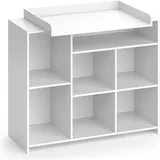 Vicco Wickelkommode Babykommode Wickeltisch Oskar Weiß Kinder-Faltboxen