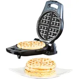 Rosenstein & Söhne Wendbares Waffeleisen Silber