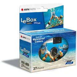 LeBox Ocean 400 27 Aufnahmen wasserfest bis auf 3m, Einwegkamera