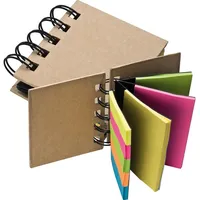 MacMa Kleines Ringbuch mit 100 Haftmarkerstreifen und 75 Haftnotizen